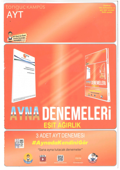 AYT Ayna Denemeleri Eşit Ağırlık SegaCopy Fotokopi Merkezi