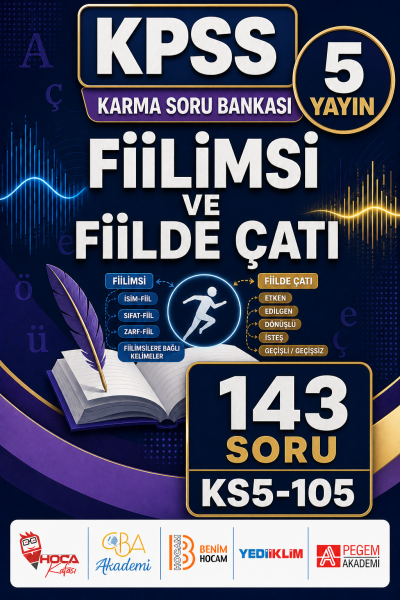 Fiilimsi ve Fiilde Çatı 5 Yayın 143 Soru
