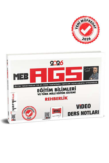 2026 MEB-AGS Eğitim Bilimleri ve Türk Milli Eğitim Sistemi Rehberlik Video Ders Notları Yargı Yayınları SegaCopy Fotokopi Merkezi