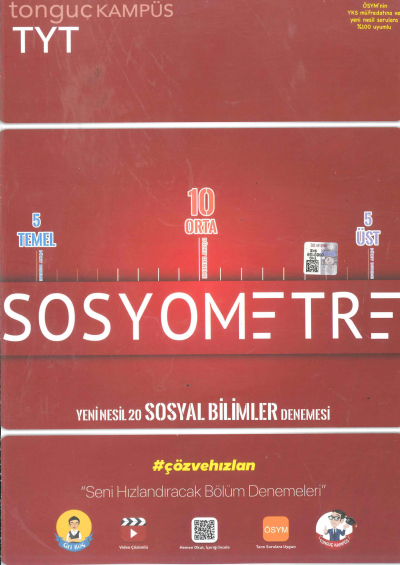 TYT Sosyometre 20 li Deneme SegaCopy Fotokopi Merkezi