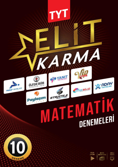 TYT Matematik Elit Karma 10 Deneme Video Çözümlü Paraf Yayınları SegaCopy Fotokopi Merkezi