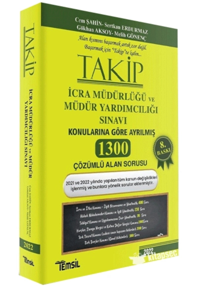 İCRA MÜDÜRLÜĞÜ VE MÜDÜR YARDIMCILIĞI SINAVI KONULARINA GÖRE AYRILMIŞ 1300 ÇÖZÜMLÜ ALAN SORUSU SegaCopy Fotokopi Merkezi