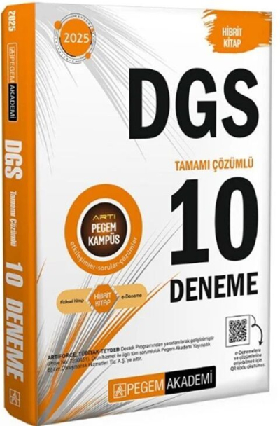 2025 DGS 10 Deneme Pegem Yayınları SegaCopy Fotokopi Merkezi