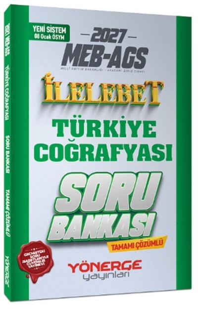 MEB-AGS Türkiye Coğrafyası İlelebet Soru Bankası Çözümlü Yönerge Yayınları SegaCopy Fotokopi Merkezi