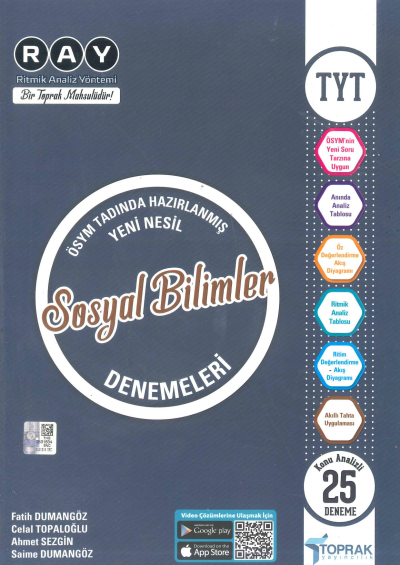TYT Sosyal Bilimler RAY Konu Analizli 25 Deneme SegaCopy Fotokopi Merkezi