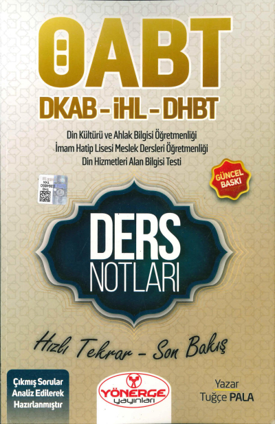 DKAB İHL DHBT DERS NOTLARI SegaCopy Fotokopi Merkezi