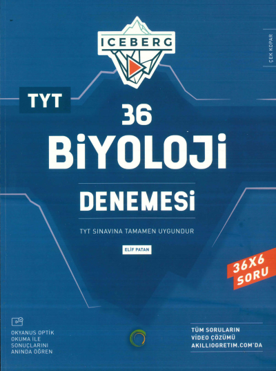 TYT Biyoloji Iceberg 36 Deneme Okyanus Yayınları SegaCopy Fotokopi Merkezi