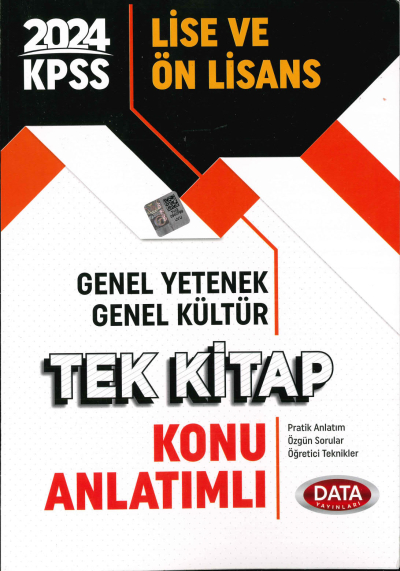 LİSE-ÖN LİSANS TEK KİTAP TÜM DERSLER KONU ANLATIMLI