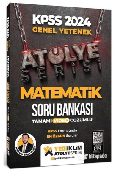 2024 KPSS Matematik Atölye Soru Bankası Çözümlü Yediiklim Yayınları SegaCopy Fotokopi Merkezi