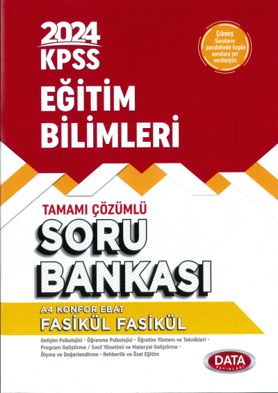 EĞİTİM BİLİMLERİ TAMAMI ÇÖZÜMLÜ SORU BANKASI TÜM DERSLER SegaCopy Fotokopi Merkezi