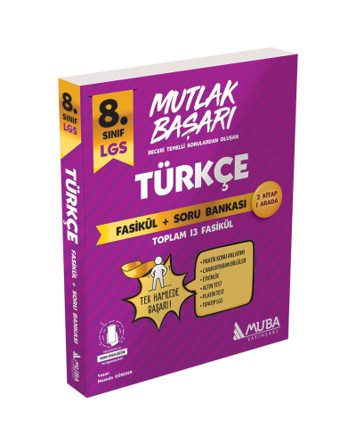 8. Sınıf Türkçe Fasiküller+Soru Bankası Muba yayınları SegaCopy Fotokopi Merkezi