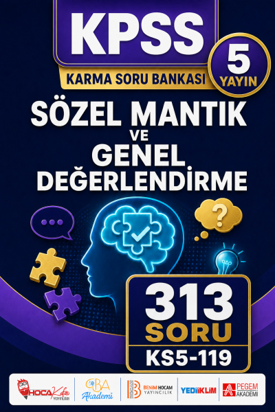 Sözel Mantık ve Genel Değerlendirme 5 Yayın 313 Soru SegaCopy Fotokopi Merkezi
