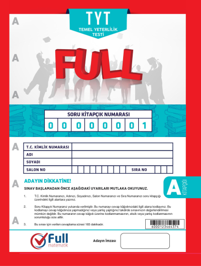 TYT Full Matematik Deneme SegaCopy Fotokopi Merkezi