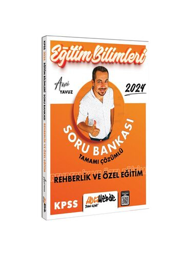 2024 KPSS Eğitim Bilimleri Rehberlik ve Özel Eğitim Tamamı Çözümlü Soru Bankası SegaCopy Fotokopi Merkezi