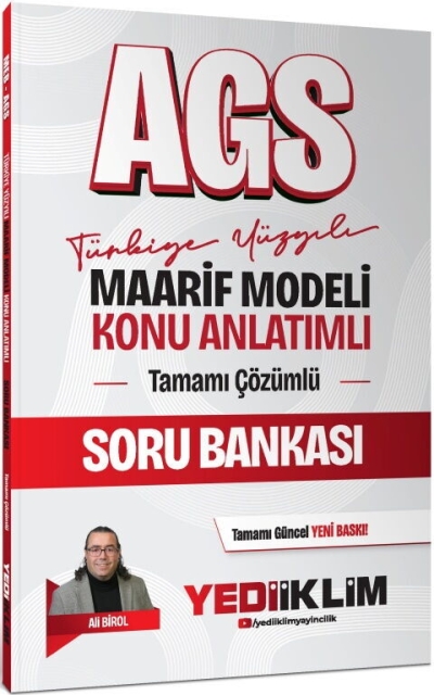 MEB AGS Türkiye Yüzyılı Maarif Modeli Konu Anlatımlı Tamamı Çözümlü Soru Bankası Yediiklim Yayınları SegaCopy Fotokopi Merkezi