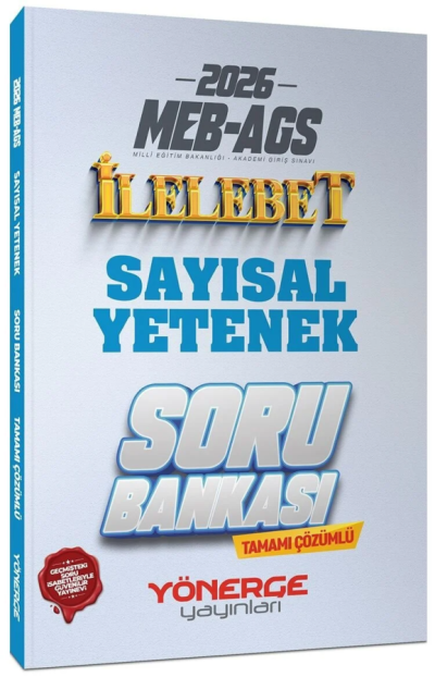 2026 MEB-AGS Sayısal Yetenek İlelebet Soru Bankası Çözümlü Alparslan Doymuş Yönerge Yayınları