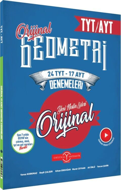 TYT AYT Geometri 24 TYT 17 AYT Deneme Orijinal Yayınları SegaCopy Fotokopi Merkezi