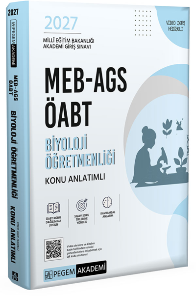 2027 ÖABT MEB-AGS Biyoloji Öğretmenliği Konu Anlatımlı Pegem Akademi Yayınları SegaCopy Fotokopi Merkezi