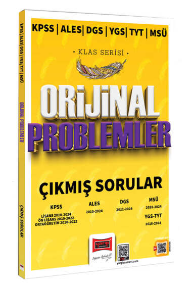 2025 KPSS ALES DGS YGS TYT MSÜ Klas Serisi Orijinal Problemler Çıkmış Sorular Yargı Yayınları