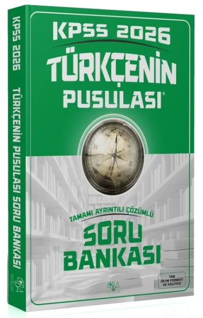 2026 KPSS Türkçenin Pusulası Soru Bankası Çözümlü CBA Yayınları SegaCopy Fotokopi Merkezi