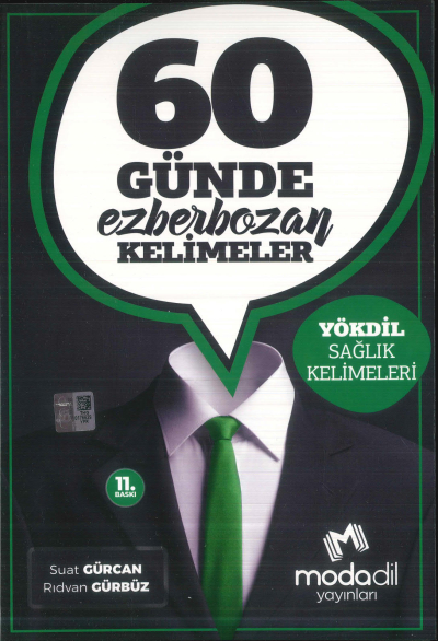 60 Günde Ezberbozan YÖKDİL Sağlık Kelimeleri Modadil Yayınları SegaCopy Fotokopi Merkezi