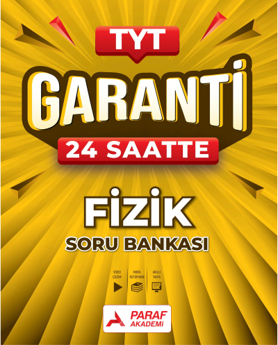 TYT Garanti 24 Saatte Fizik Soru Bankası Paraf Akademi SegaCopy Fotokopi Merkezi