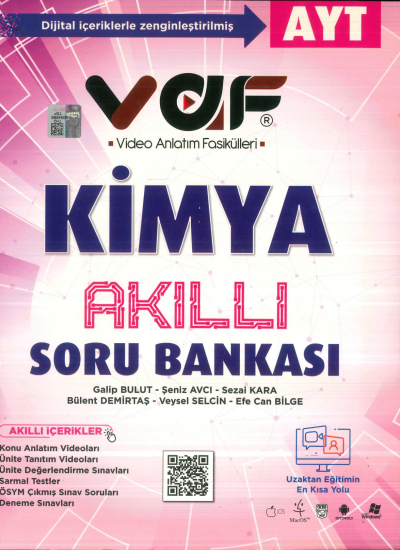 AYT Kimya Soru Bankası Vaf Yayınları SegaCopy Fotokopi Merkezi