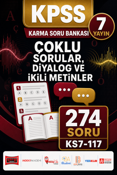 Çoklu Sorular, Diyalog ve İkili Metinler 7 Yayın 274 Soru SegaCopy Fotokopi Merkezi