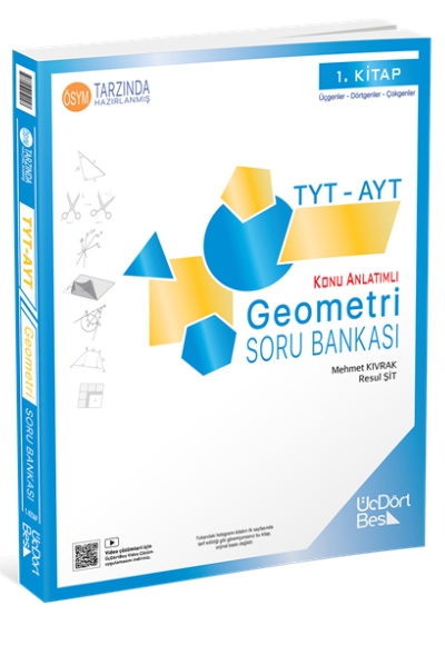 2027 Model TYT-AYT Geometri Soru Bankası Güncel Baskı Üç Dört Beş Yayınları SegaCopy Fotokopi Merkezi