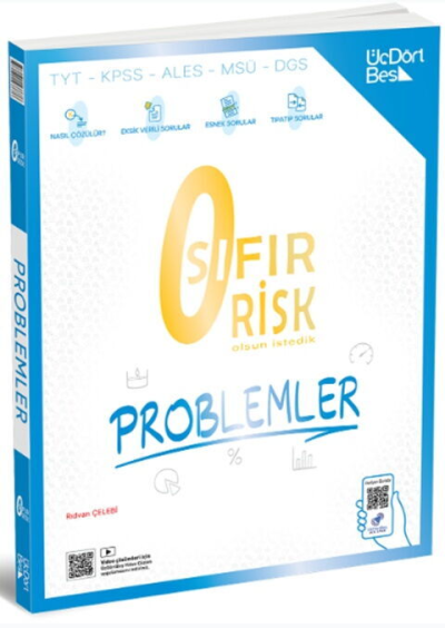 Sıfır Risk Problemler ÜçDörtBeş Yayınları SegaCopy Fotokopi Merkezi