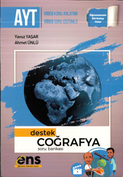 AYT COĞRAFYA DESTEK SORU BANKASI SegaCopy Fotokopi Merkezi