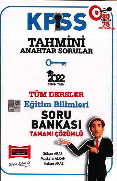 TAHMİN SORULAR EĞİTİM BİLİMLERİ TÜM DERSLER SORU BANKASI ÇÖZÜMLÜ