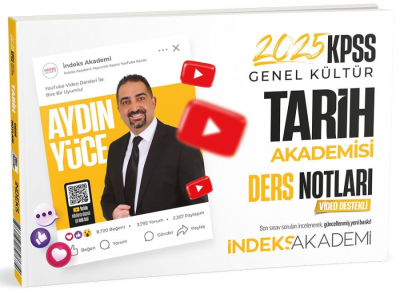 İndeks Akademi 2025 KPSS Tarih Akademisi Video Ders Notları SegaCopy Fotokopi Merkezi