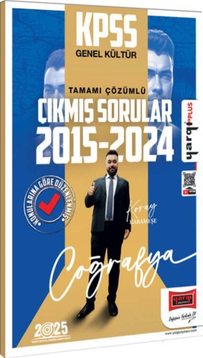 2025 KPSS Genel Kültür 2015 2024 Coğrafya Konularına Göre Düzenlenmiş Tamamı Çözümlü Çıkmış Sorular Yargı Yayınları
