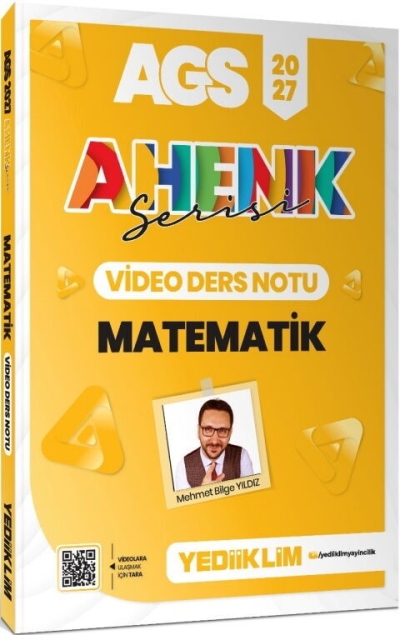 MEB AGS Ahenk Serisi Matematik Video Ders Notları Yediiklim Yayınları SegaCopy Fotokopi Merkezi