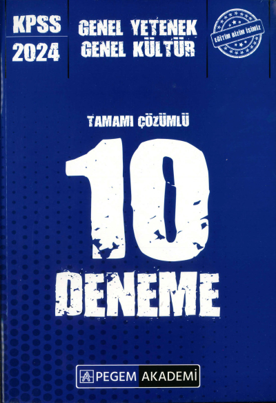 GY-GK TAMAMI ÇÖZÜMLÜ 10 DENEME SegaCopy Fotokopi Merkezi