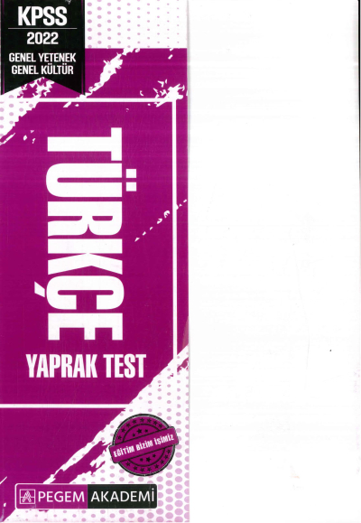 TÜRKÇE YAPRAK TEST