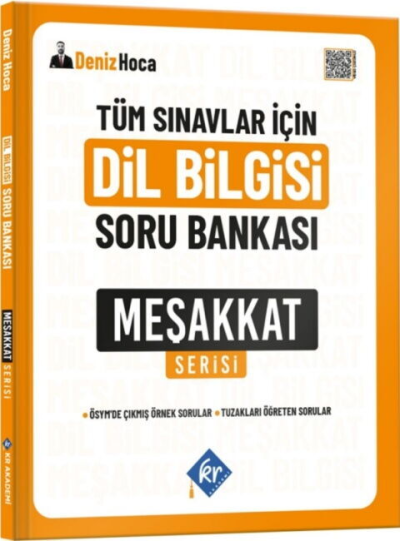 Deniz Hoca Tüm Sınavlar İçin Meşakkat Serisi Dil Bilgisi Soru Bankası KR Akademi SegaCopy Fotokopi Merkezi