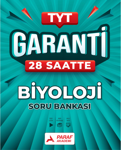 TYT Garanti 28 Saatte Biyoloji Soru Bankası Paraf Akademi SegaCopy Fotokopi Merkezi