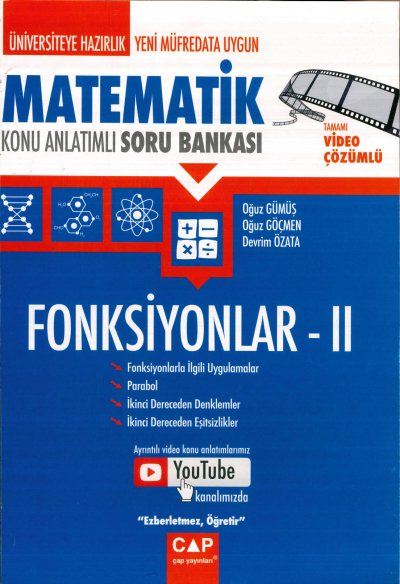 MATEMATİK FONKSİYONLAR II KONU ANLATIMLI SORU BANKASI SegaCopy Fotokopi Merkezi