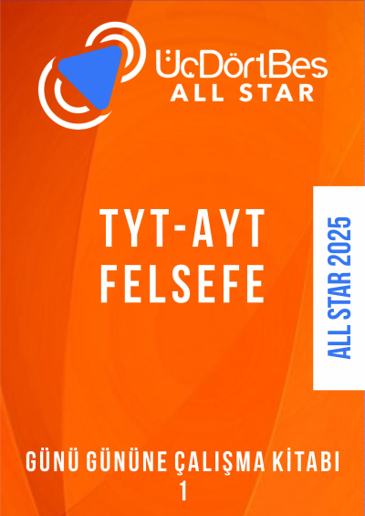 ALL STAR TYT- AYT FELSEFE Günü Gününe Çalışma Kitabı (1) SegaCopy Fotokopi Merkezi