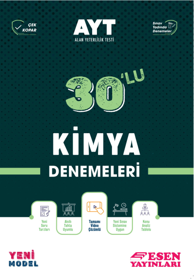 AYT 30'lu Kimya Denemeleri SegaCopy Fotokopi Merkezi