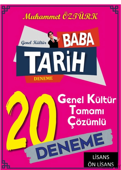 Baba Tarih Genel Kültür Tamamı Çözümlü 20 Deneme Abluka Yayınevi SegaCopy Fotokopi Merkezi