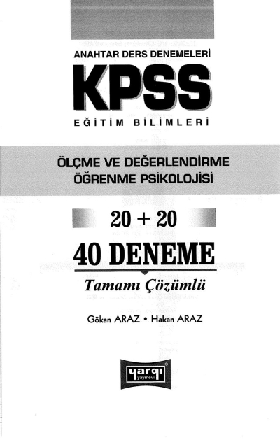 ÖLÇME VE ÖĞRENME 20+20 SegaCopy Fotokopi Merkezi