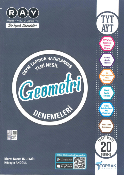TYT AYT Geometri 20 li Deneme Kitabı SegaCopy Fotokopi Merkezi