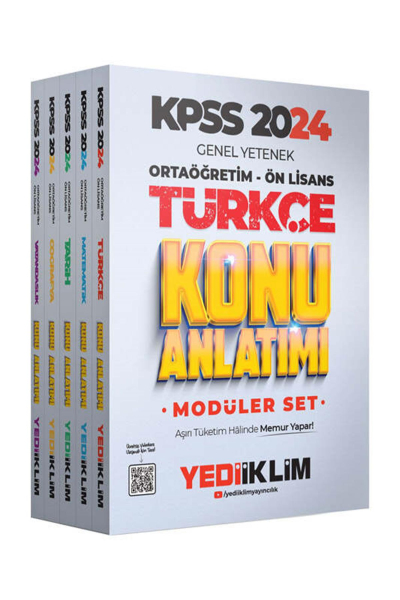 Ortaöğretim-Önlisans Matematik Konu Anlatımlı Modüler Set