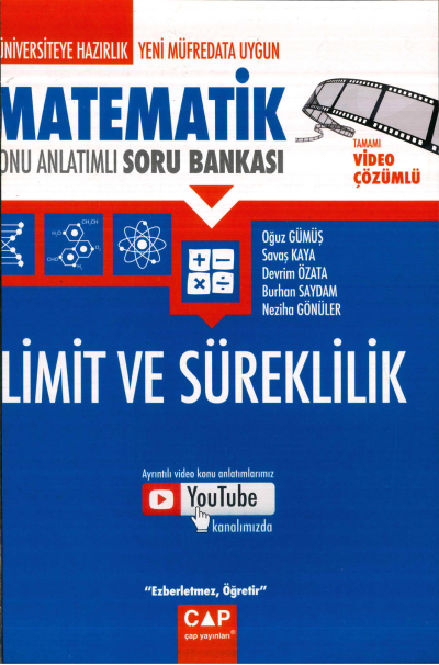 MATEMATİK LİMİT VE SÜREKLİLİK KONU ANLATIMLI SORU BANKASI SegaCopy Fotokopi Merkezi