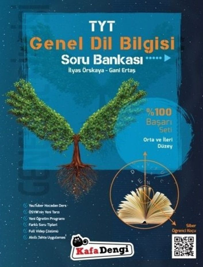 TYT Genel Dil Bilgisi Soru Bankası Orta ve İleri Düzey Siber Öğrenci Koçu Kafa Dengi Yayınları SegaCopy Fotokopi Merkezi