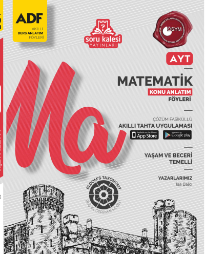Soru Kalesi Yayınları AYT Matematik Konu Anlatım Föyü ADF