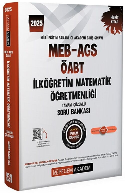 2025 MEB-AGS-ÖABT İlköğretim Matematik Öğretmenliği Tamamı Çözümlü Soru Bankası Pegem Akademi Yayıncılık SegaCopy Fotokopi Merkezi